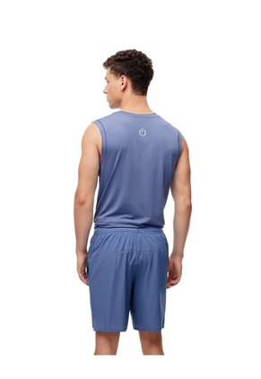 Pantaloneta Deportiva Secado Rápido Azul Para Hombre Azul
