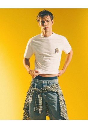 Camiseta Colombia País Bonito Blanca Unisex Blanco