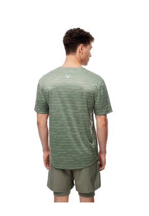 Camiseta Deportiva Control Humedad Verde Hombre Verde