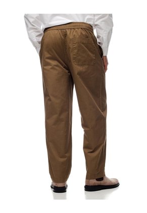 Pantalón Recto Drill Algodón Café Hombre Cafe