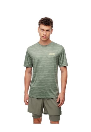 Camiseta Deportiva Control Humedad Verde Hombre Verde