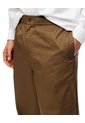 Pantalón Recto Drill Algodón Café Hombre Cafe de Gef