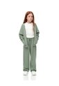 Pantalón Tiro Medio Holgado Verde Niña Verde de Gef