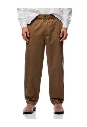 Pantalón Recto Drill Algodón Café Hombre Cafe