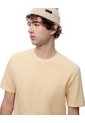 Camiseta Oversize Algodón Amarilla Hombre Amarillo de Gef