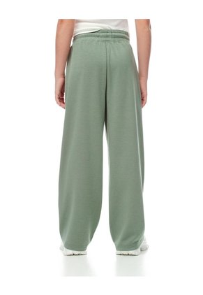 Pantalón Tiro Medio Holgado Verde Niña Verde