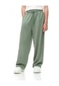 Pantalón Tiro Medio Holgado Verde Niña Verde de Gef