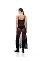 Vestido Largo Encaje Negro Mujer Negro de Gef
