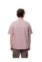 Camiseta Regular Algodón Palo Rosa Estampada Hombre Rosa Claro de Gef