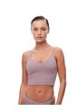 Crop Top Slim Seamless Morada Mujer Purpura de Gef