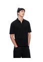 Polo Regular Algodón Negra Hombre Negro de Gef