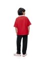 Camiseta Regular Manga Corta Roja Niño Rojo de Gef