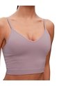 Crop Top Slim Seamless Morada Mujer Purpura de Gef