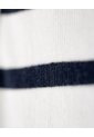 Camiseta Esqueleto Slim Rib Algodón Rayas Niña Blanco de Gef