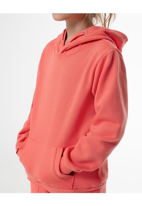 Buzo Tipo Hoddie Algodón Coral Niña Coral