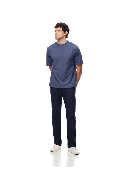 Pantalón Chino Regular Azul Hombre Azul