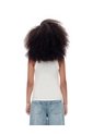 Camiseta Esqueleto Slim Rib Algodón Blanca Niña Blanco de Gef