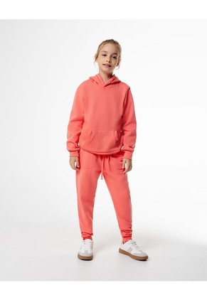 Buzo Tipo Hoddie Algodón Coral Niña Coral