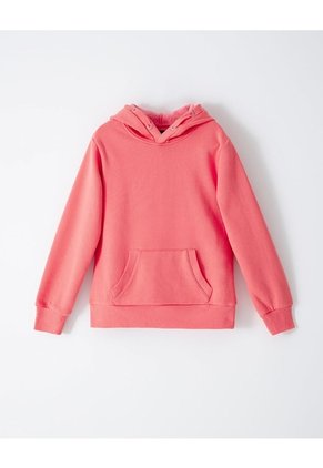 Buzo Tipo Hoddie Algodón Coral Niña Coral