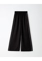 Pantalón Wide Leg Tiro Alto Negro Mujer Negro de Gef