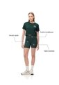 Biker Deportivo Seamless Verde Mujer Verde de Gef