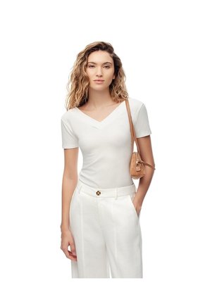 Camiseta Regular Uso 2 En 1 Blanca Mujer Blanco