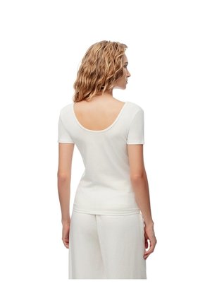 Camiseta Regular Uso 2 En 1 Blanca Mujer Blanco
