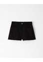 Short Tiro Medio Denim Negro Niña Azul de Gef