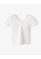 Camiseta Regular Uso 2 En 1 Blanca Mujer Blanco de Gef