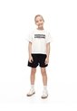 Short Tiro Medio Denim Negro Niña Azul de Gef