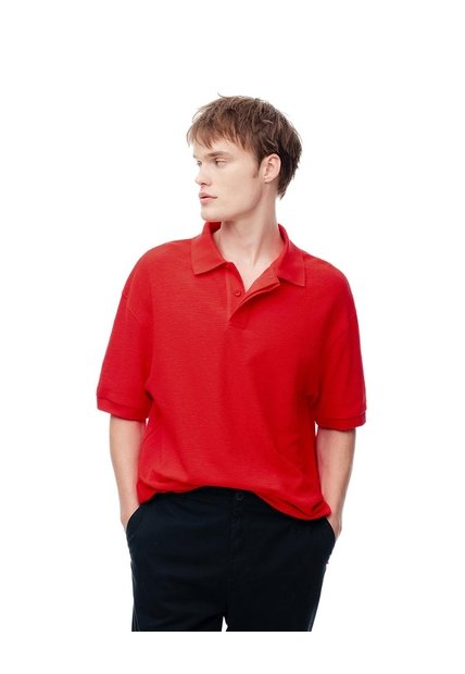 Polo Regular Roja Hombre Rojo