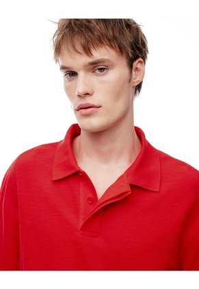 Polo Regular Roja Hombre Rojo