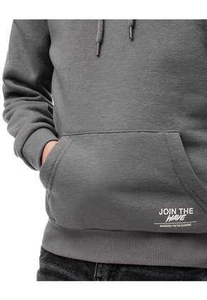 Buzo Tipo Hoddie Gris Niño Gris