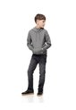 Buzo Tipo Hoddie Gris Niño Gris de Gef