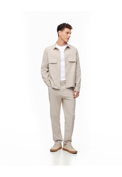 Pantalón Recto Liviano Habano Hombre Marron