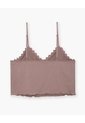 Blusa Relax Encaje Café Mujer Cafe de Gef