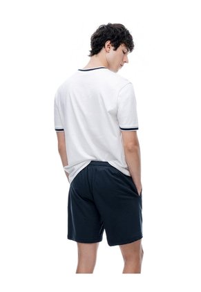 Bermuda Regular Azul Hombre Azul