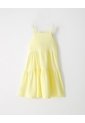 Vestido Corto Bloques Algodón Amarillo Niña Amarillo de Gef