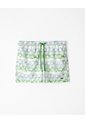 Pantaloneta De Baño Estampada Hombre Blanco de Gef