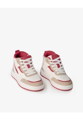 Tenis High-top Beige Niño Multicolor