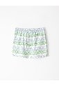 Pantaloneta De Baño Estampada Hombre Blanco de Gef