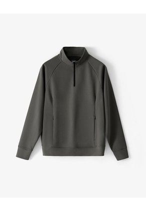 Buzo Relax Tacto Suave Taupe Hombre Marron Claro