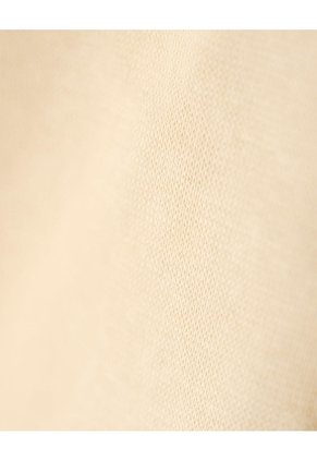 Crop Top Slim Rib Algodón Amarilla Mujer Amarillo