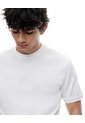 Camiseta Regular Algodón Blanca Hombre Blanco de Gef