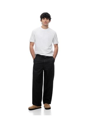 Camiseta Regular Algodón Blanca Hombre Blanco