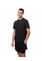 Camiseta Deportiva Control De Humedad Negra Hombre Negro de Gef