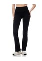 Pantalón Deportivo Flare Secado Rápido Negro Mujer Negro de Gef