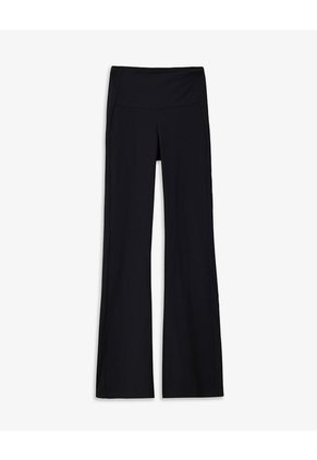 Pantalón Deportivo Flare Secado Rápido Negro Mujer Negro