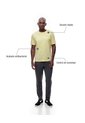 Camiseta Deportiva Control Humedad Amarilla Hombre Amarillo de Gef