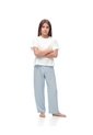 Camiseta + Pantalón De Pijama Estampado Niña Azul de Gef